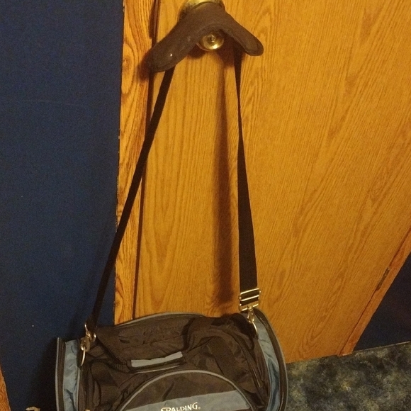 Spalding Black and Blue Duffel Bag - Picture 3 of 8
